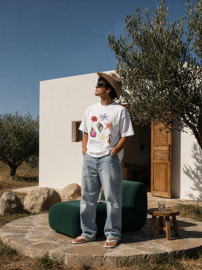 VERANO TEE WHITE LOOSE