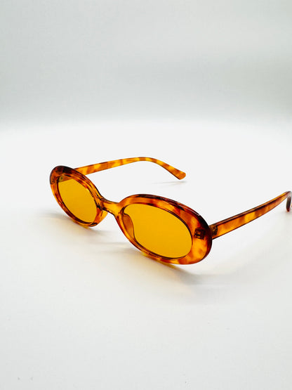 VALENCIA CAT EYE SUNGLASSES IN ORANGE