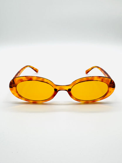 VALENCIA CAT EYE SUNGLASSES IN ORANGE