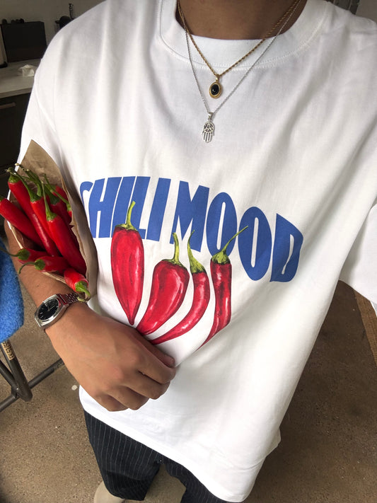 CHILI MOOD TEE WHITE