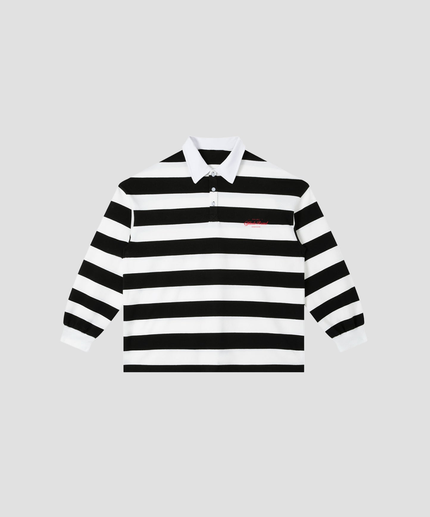RELAXED FIT ZEBRA POLO SWEATSHIRT
