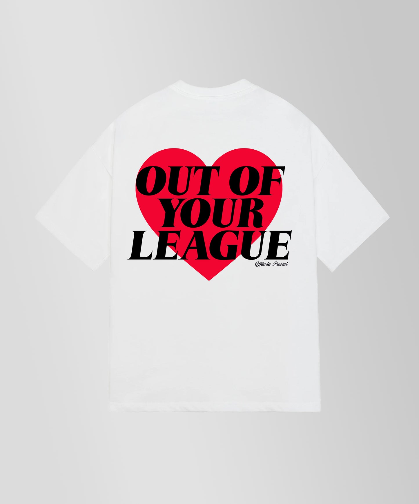 OFFDADA OUT OF YOUR LEAGUE TEE WHITE