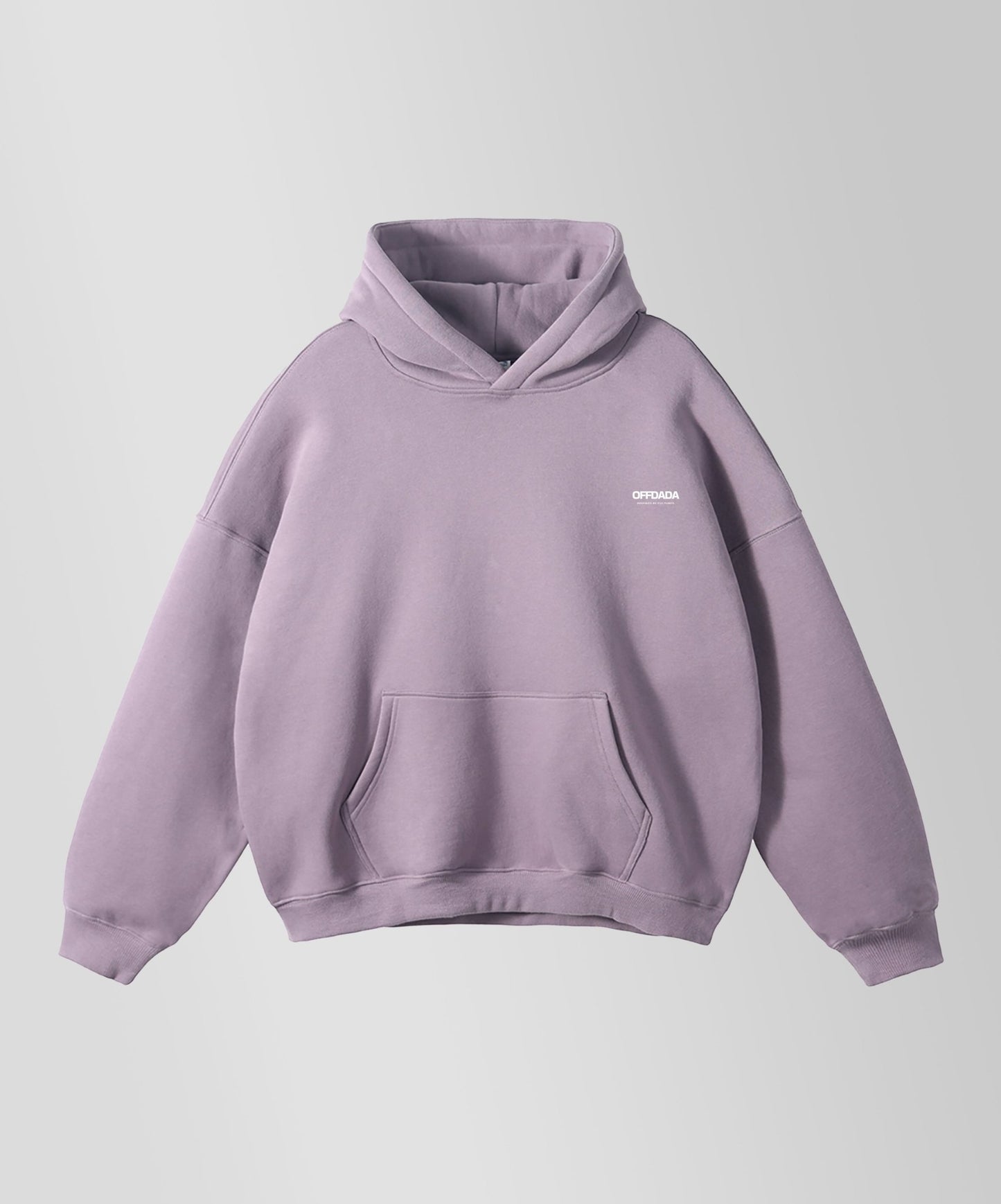 AIN'T HERE FOR DRAMA - LOOSE OVERSIZED HOODIE IN DARK PURPLE - OFFDADA BRAND