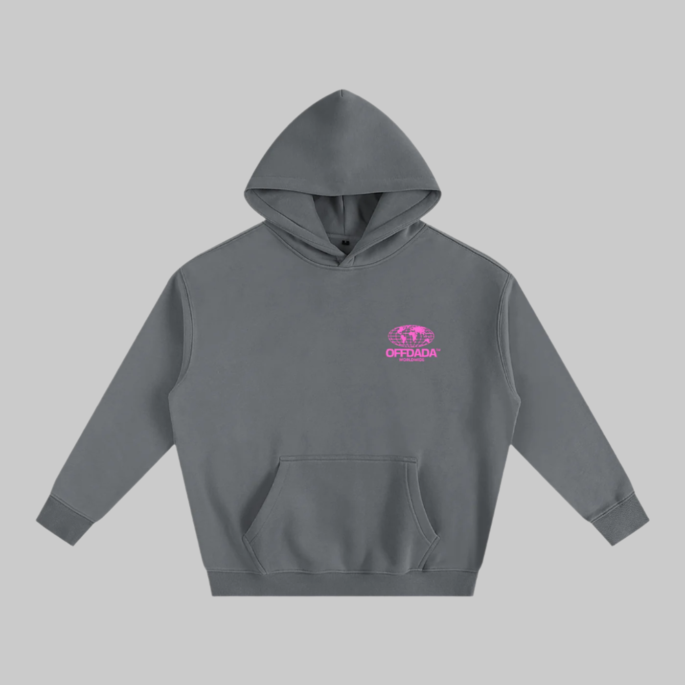 SIESTA SOCIAL CLUB HOODIE IN DARK GREY