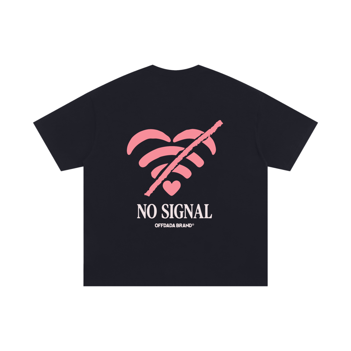 OFFDADA NO SIGNAL BLACK TEE