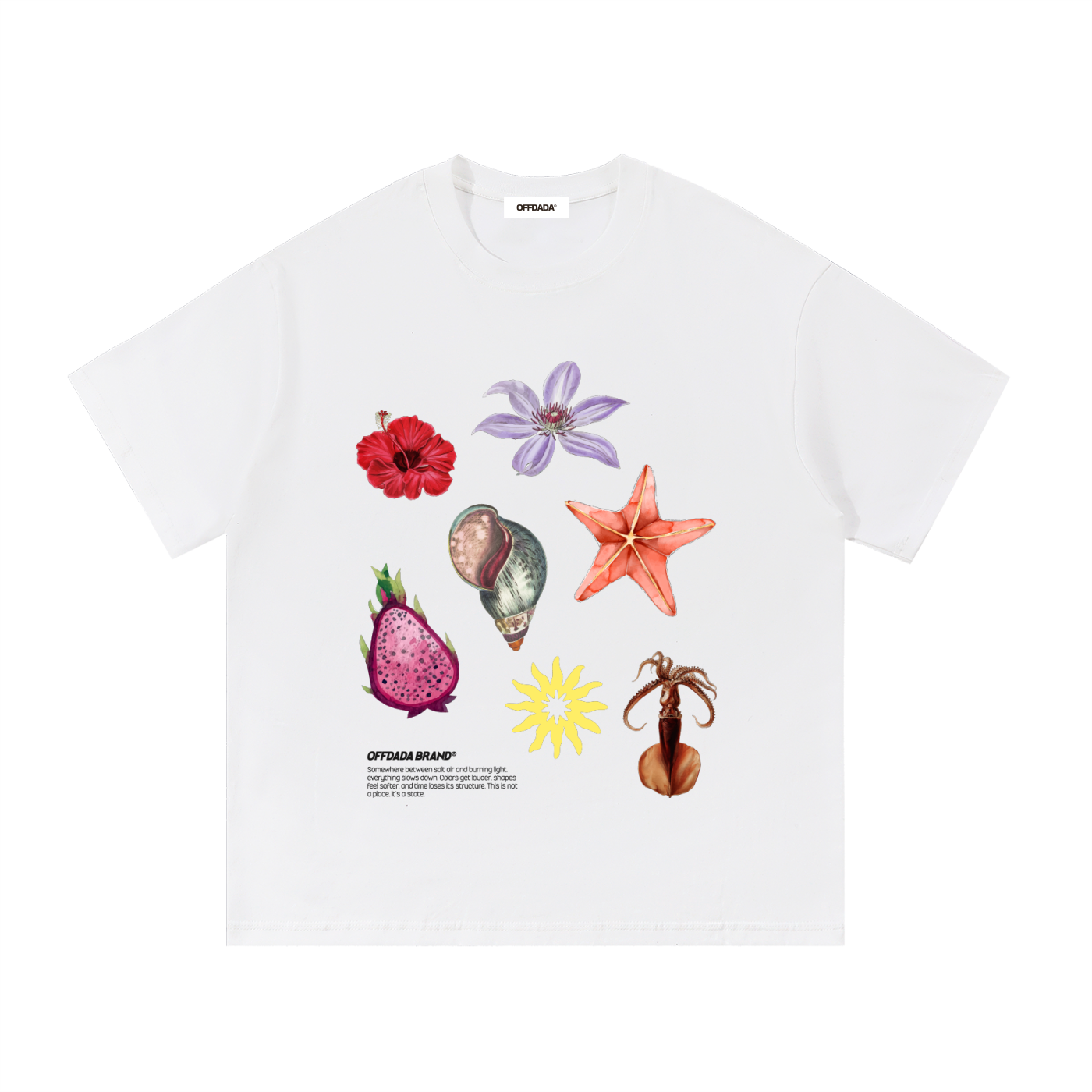 VERANO TEE WHITE LOOSE