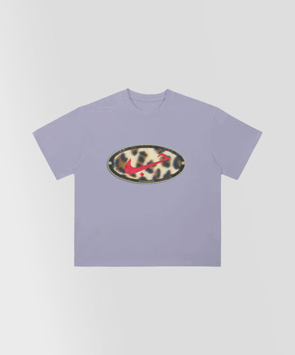 HUBB LOVE ARABIC LEO TEE IN PURPLE