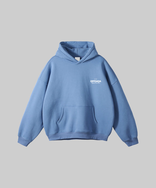 BARCELONA BABY BLUE HEAVY BOXY FIT HOODIE