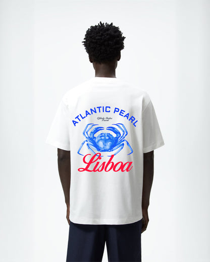 ATLANTIC PEARL TEE WHITE