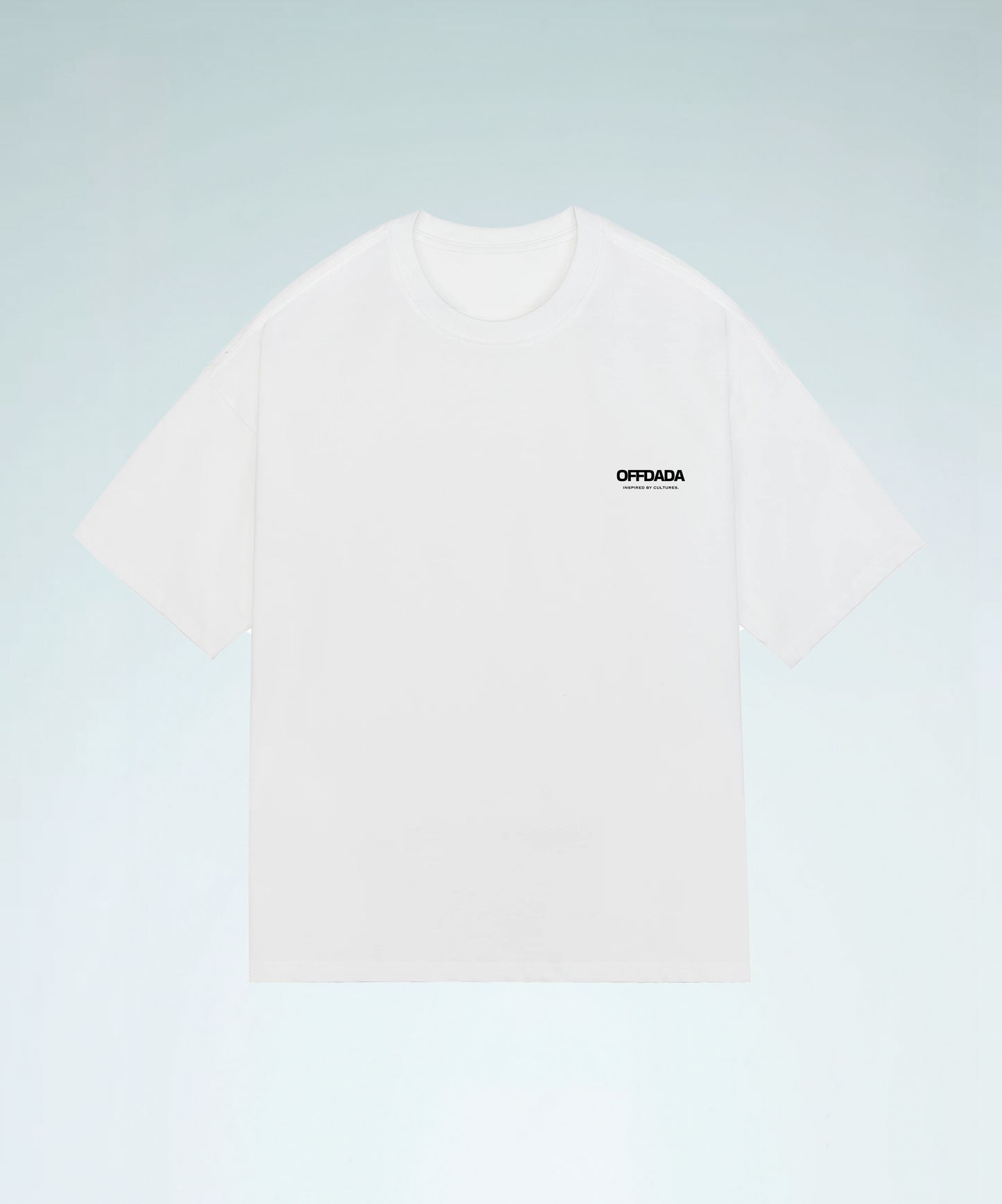 PORTO - Oversize heavyweight unisex T-shirt in White