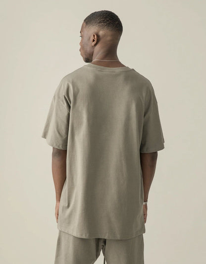 BLANK Unisex Oversized T-shirt in Camel, Characoal gray & Black - Offdada Store