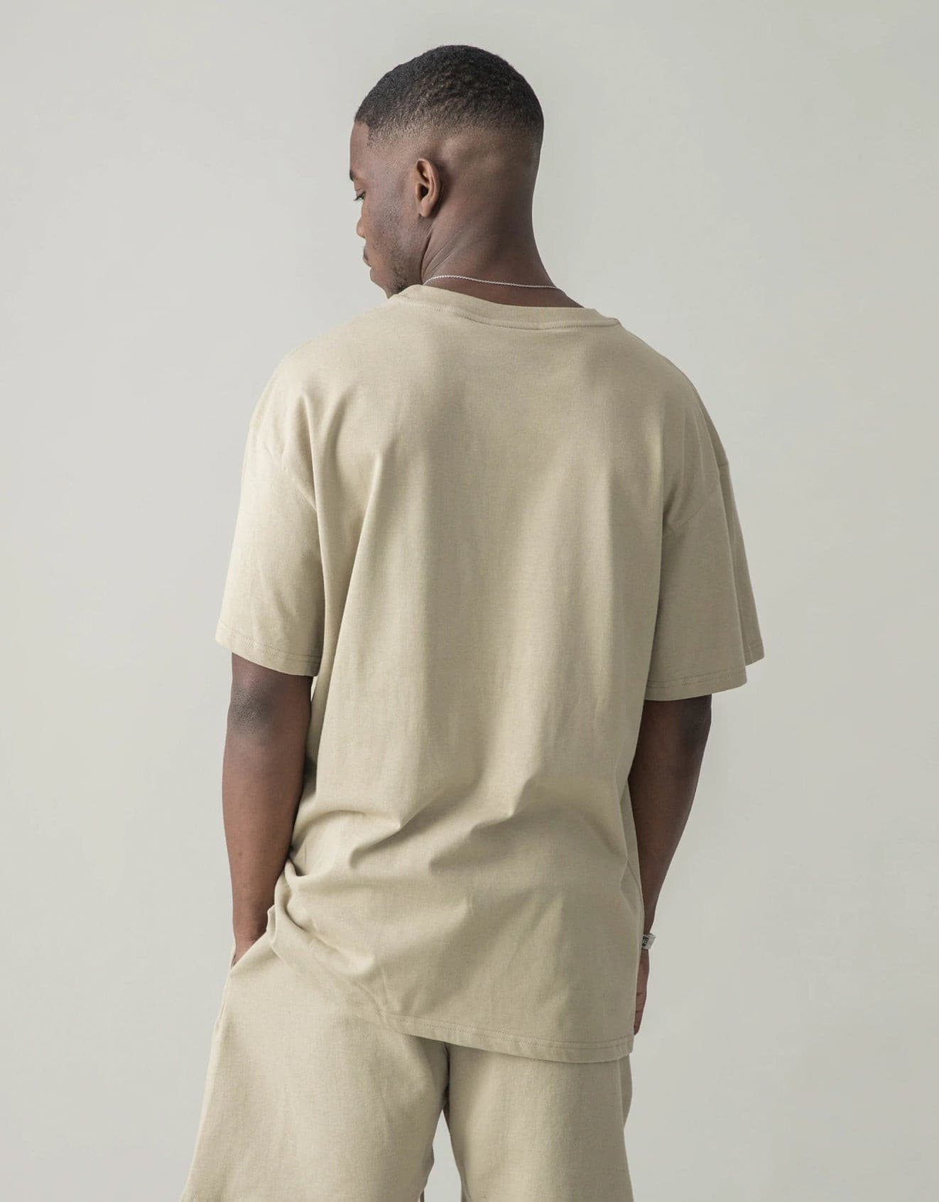 BLANK Unisex Oversized T-shirt in Camel, Characoal gray & Black - Offdada Store