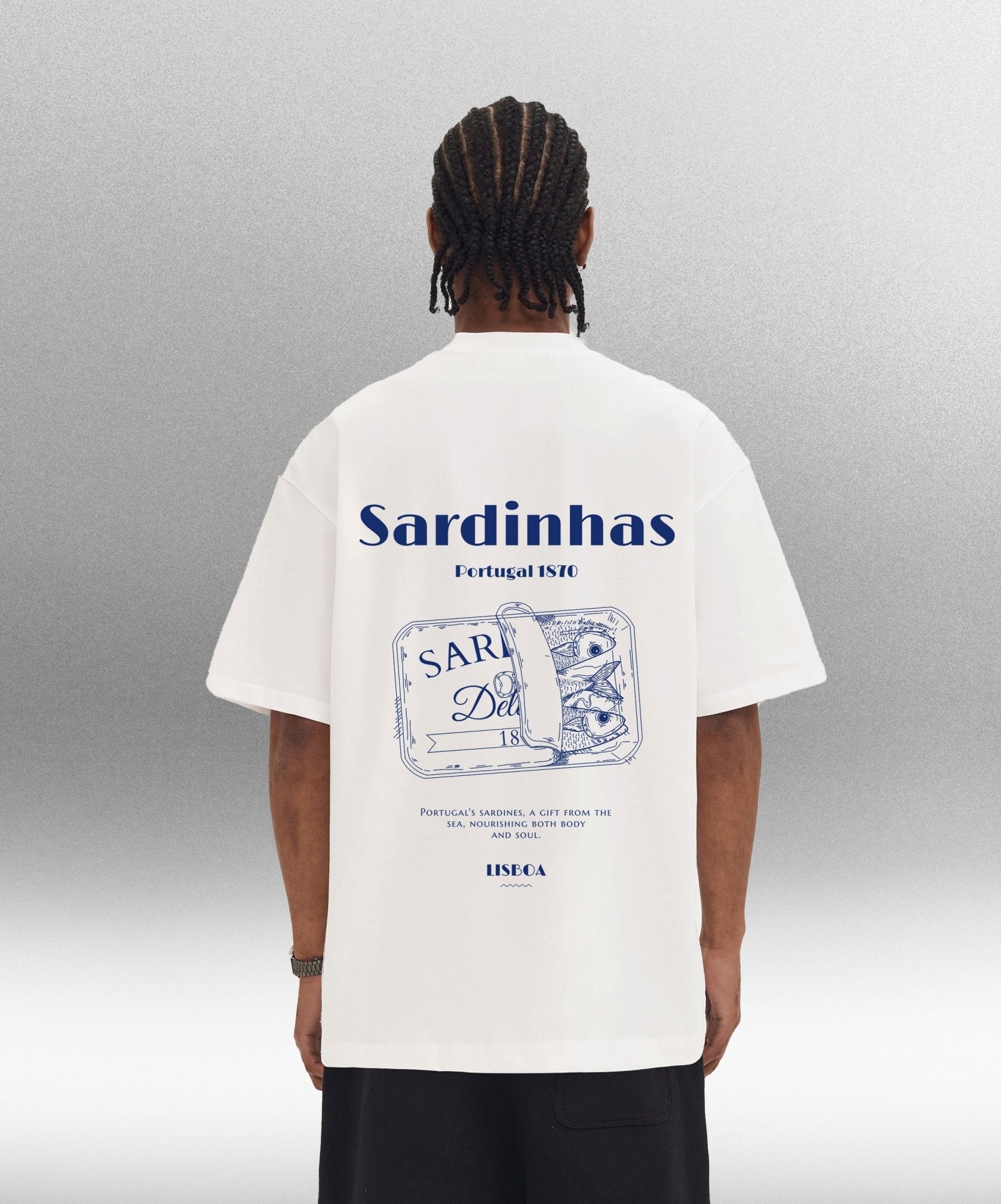 Sardinhas de Portugal - Oversize 280gsm Unisex T-shirt - Offdada Store