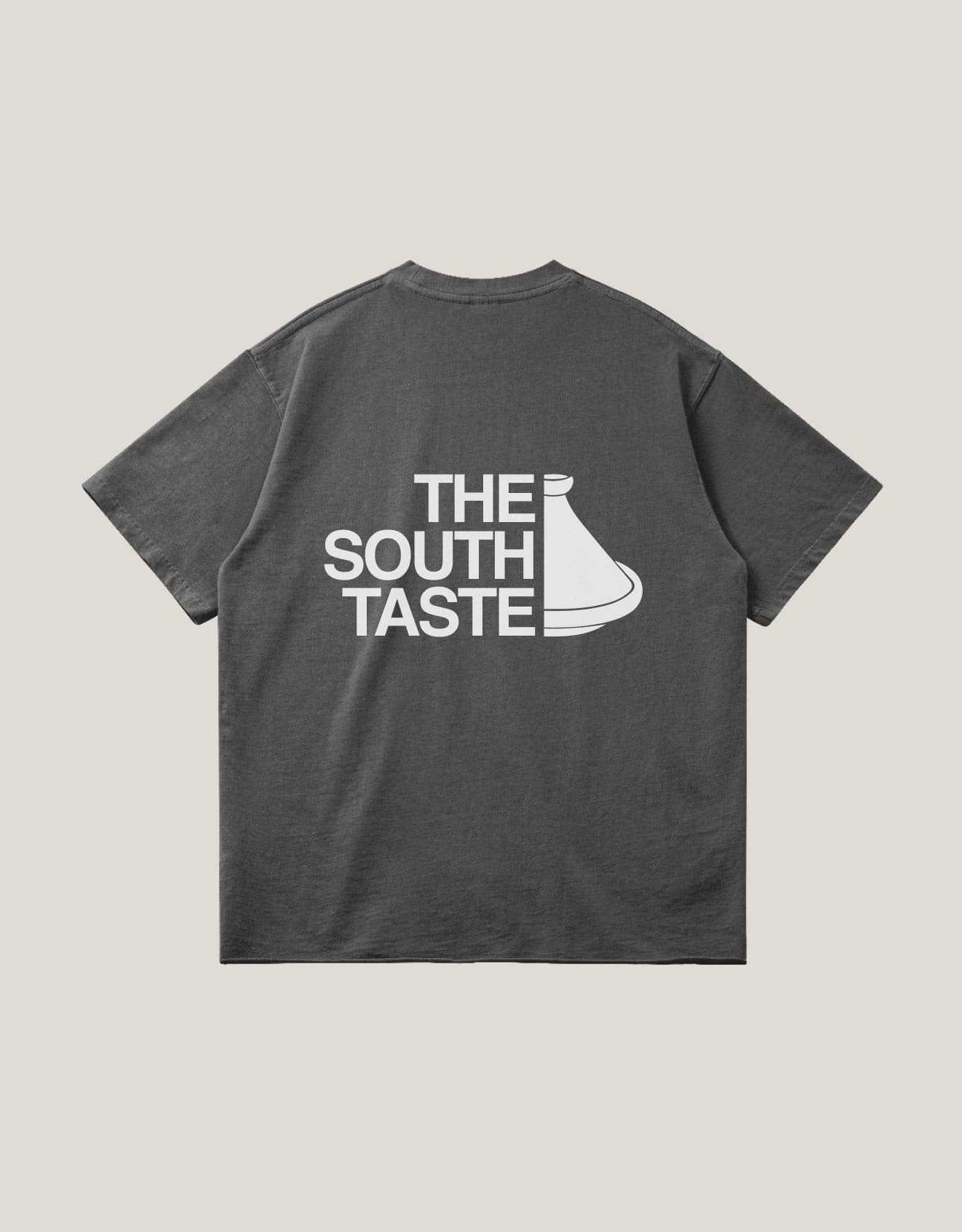 THE SOUTH TASTE - 260GSM Unisex Faded Raw Hem T-shirt - Offdada Store